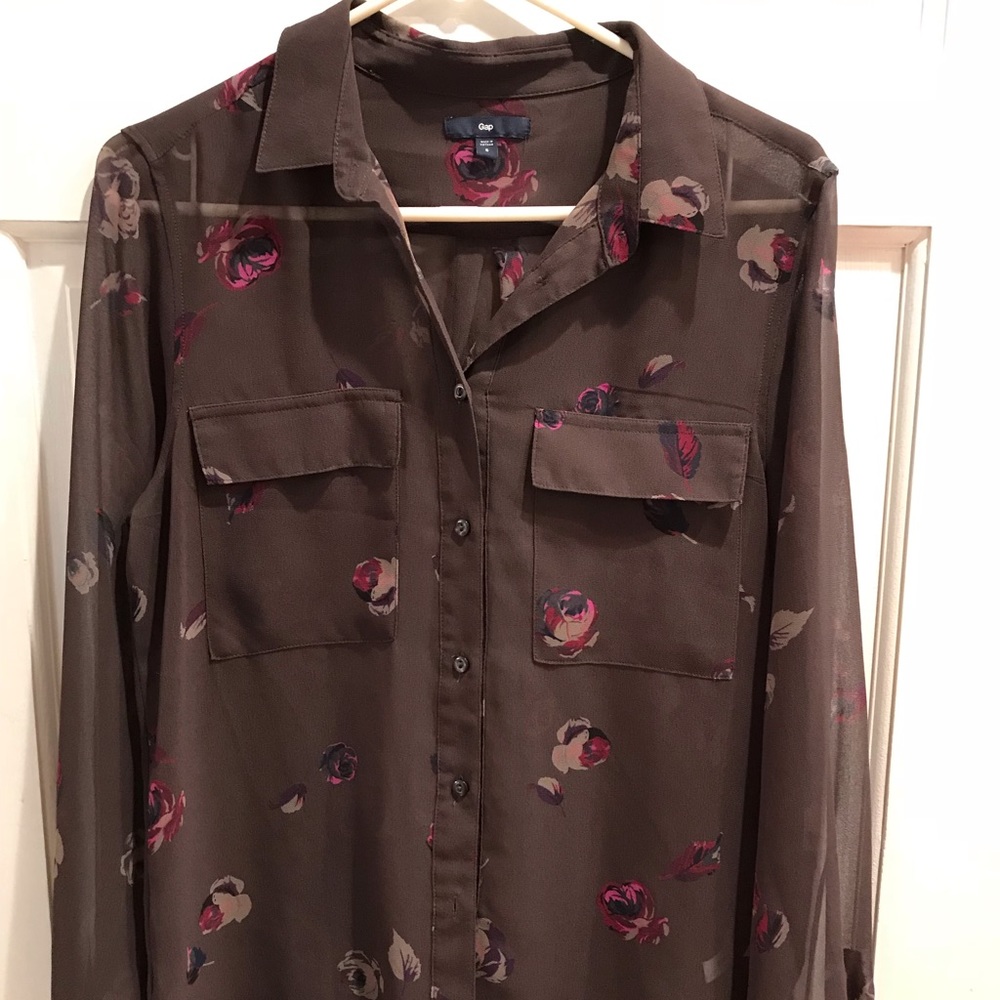 Gap Floral Blouse